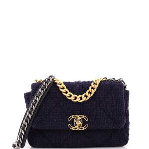 Chanel 19 Flap Bag Quilted Tweed Medium #223817C49B